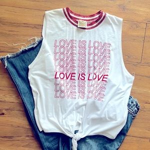 ᒪOᐯᗴ Iᔕ ᒪOᐯᗴ tank top